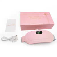 Cinturón térmico AliviaFem color rosa con caja de regalo premium