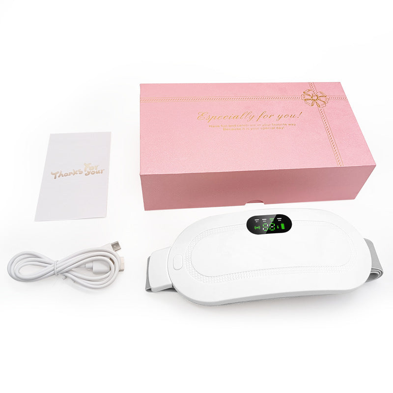 Cinturón térmico AliviaFem color blanco con caja de regalo premium