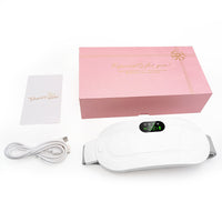 Cinturón térmico AliviaFem color blanco con caja de regalo premium